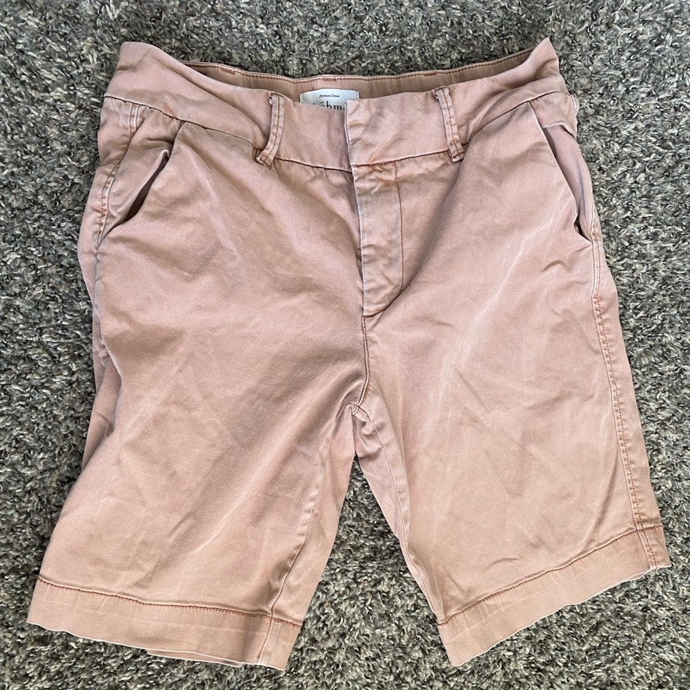 Böhme salmon-colored Bermuda shorts (premium denim)